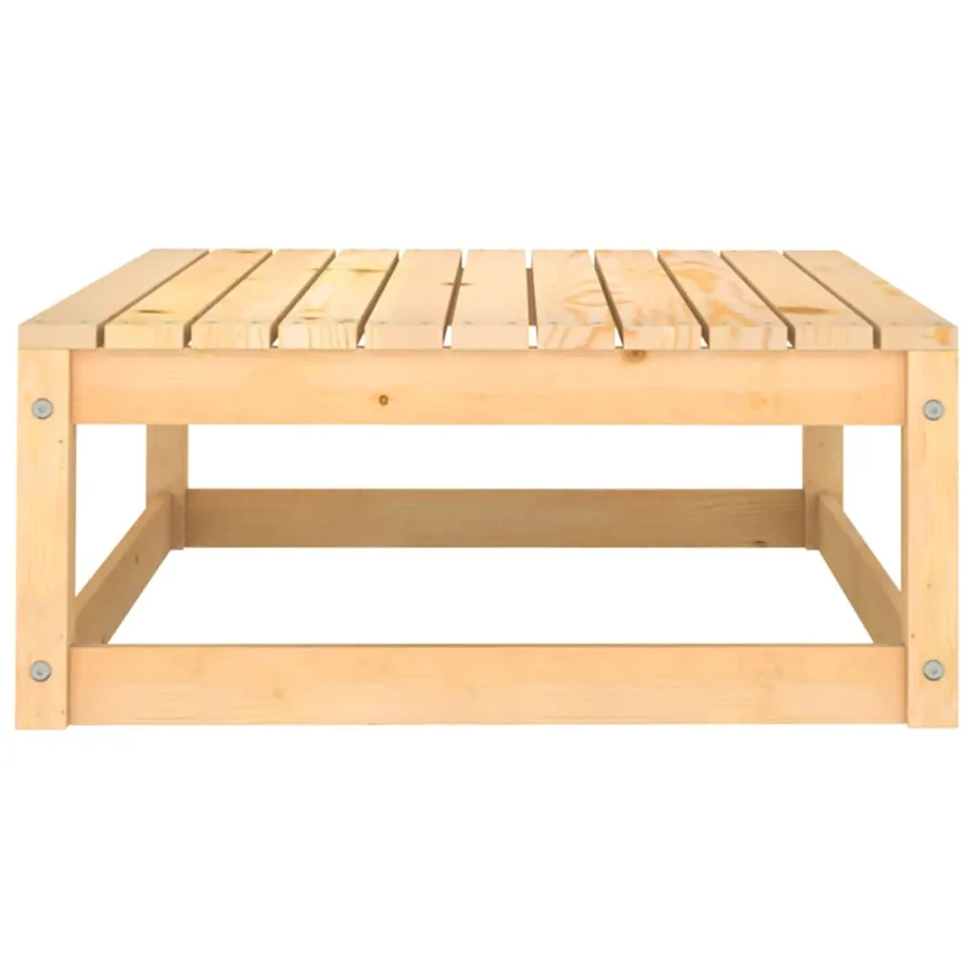 Salon de jardin 4 pcs avec coussins Bois de pin massif - 14
