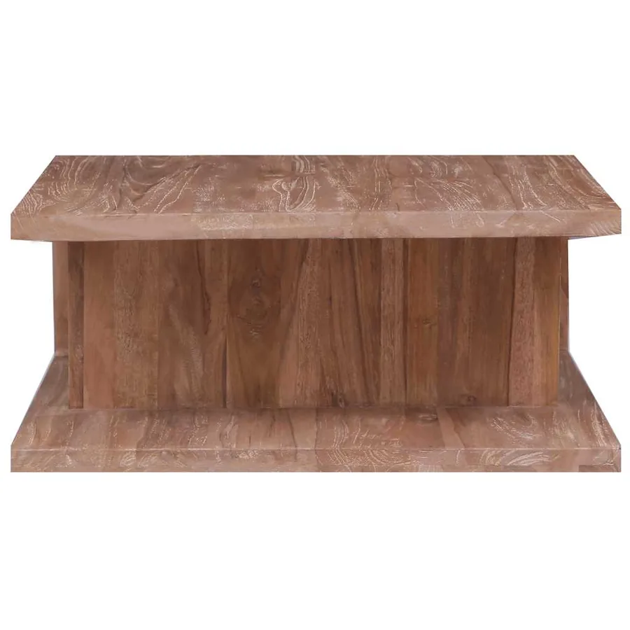 Table basse 70x70x30 cm Bois de teck massif - 3
