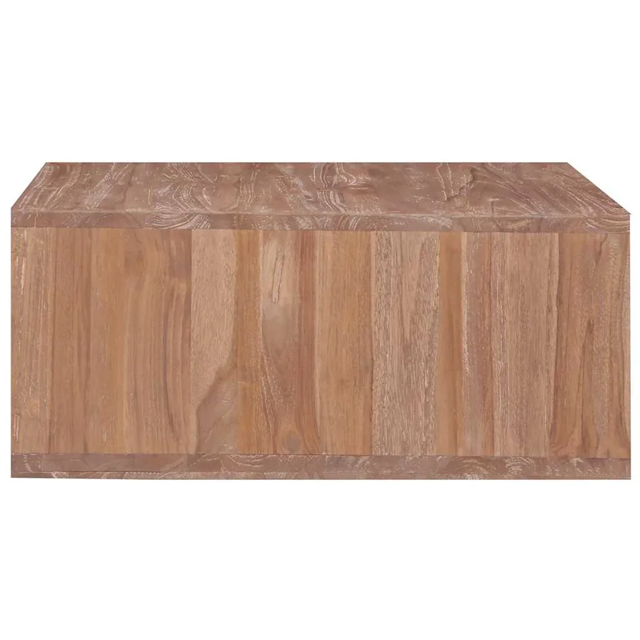 Table basse 70x70x30 cm Bois de teck massif - 4