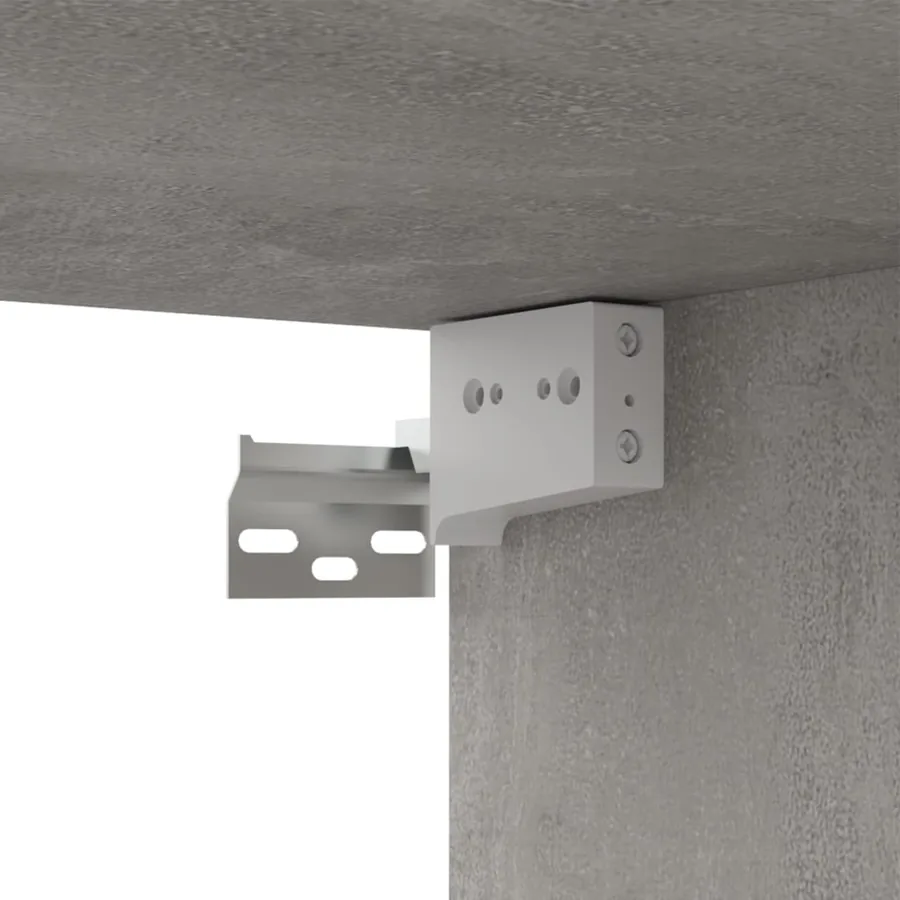 Meubles TV 4 pcs Gris béton 100x30x30 cm Bois d'ingénierie - 7