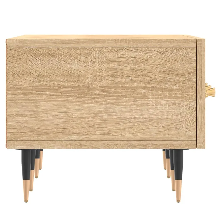Meuble TV chêne sonoma 150x36x30 cm bois d'ingénierie - 7