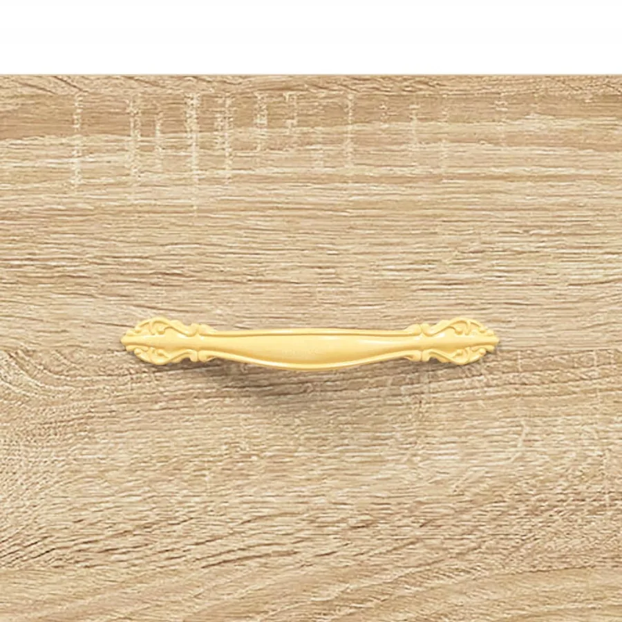 Meuble TV chêne sonoma 150x36x30 cm bois d'ingénierie - 9