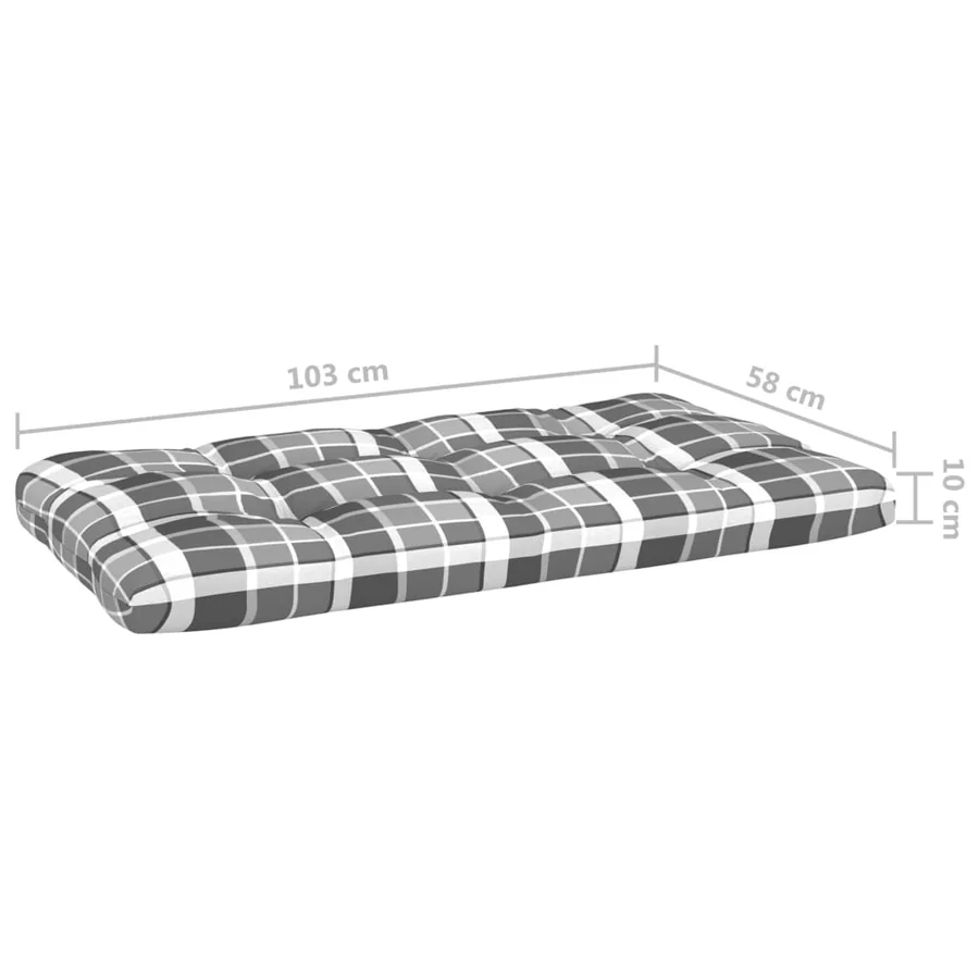 Canapé d'angle palette de jardin Bois de pin imprégné de blanc - 5