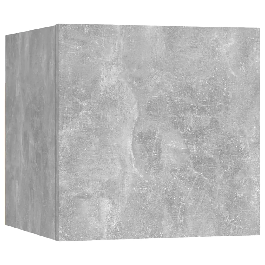 Ensemble de meubles TV 8 pcs Gris béton Bois d'ingénierie - 7