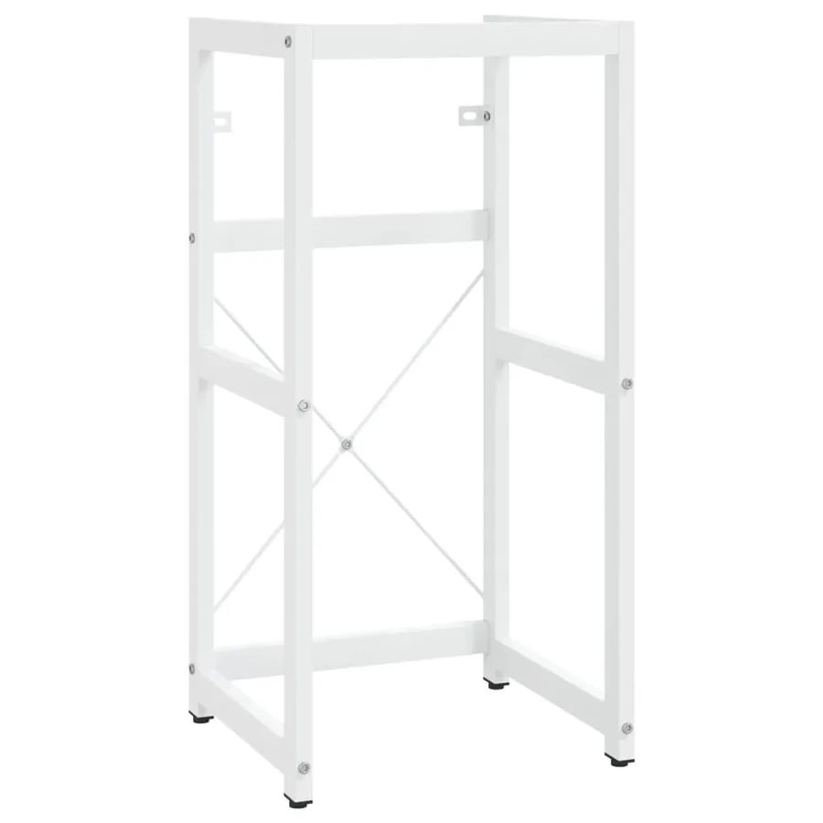 Cadre de lavabo de salle de bain vasque à encastrer Blanc Fer - 3