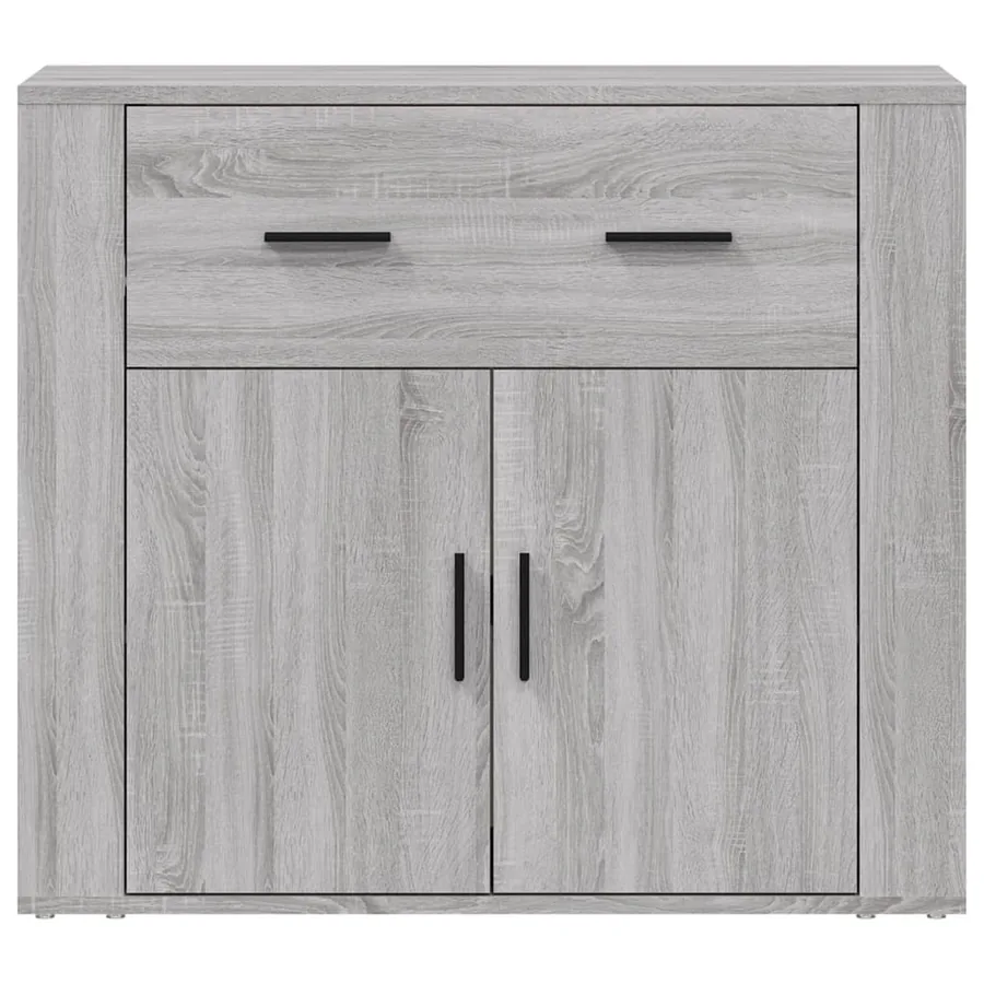 Buffet Sonoma gris 80x33x70 cm Bois d'ingénierie - 3