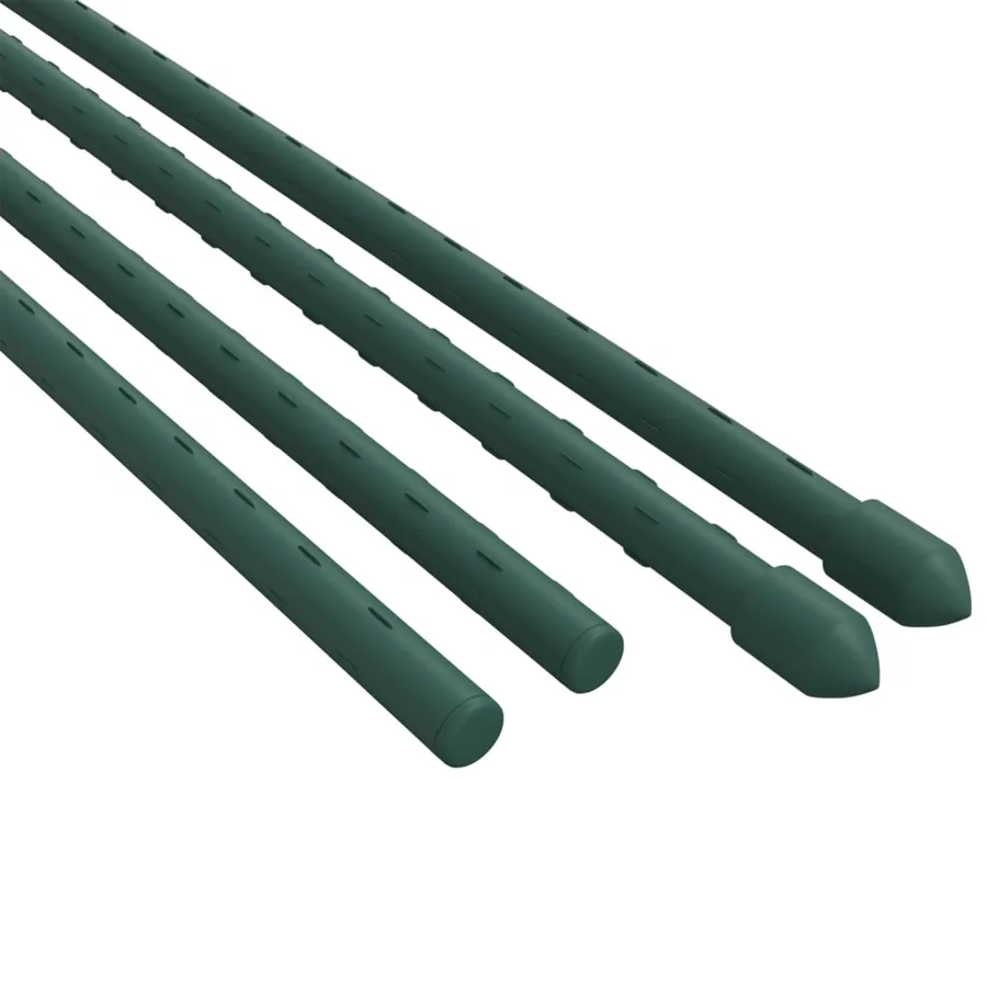 Piquets pour plantes de jardin 30 pcs vert 60 cm acier - 4