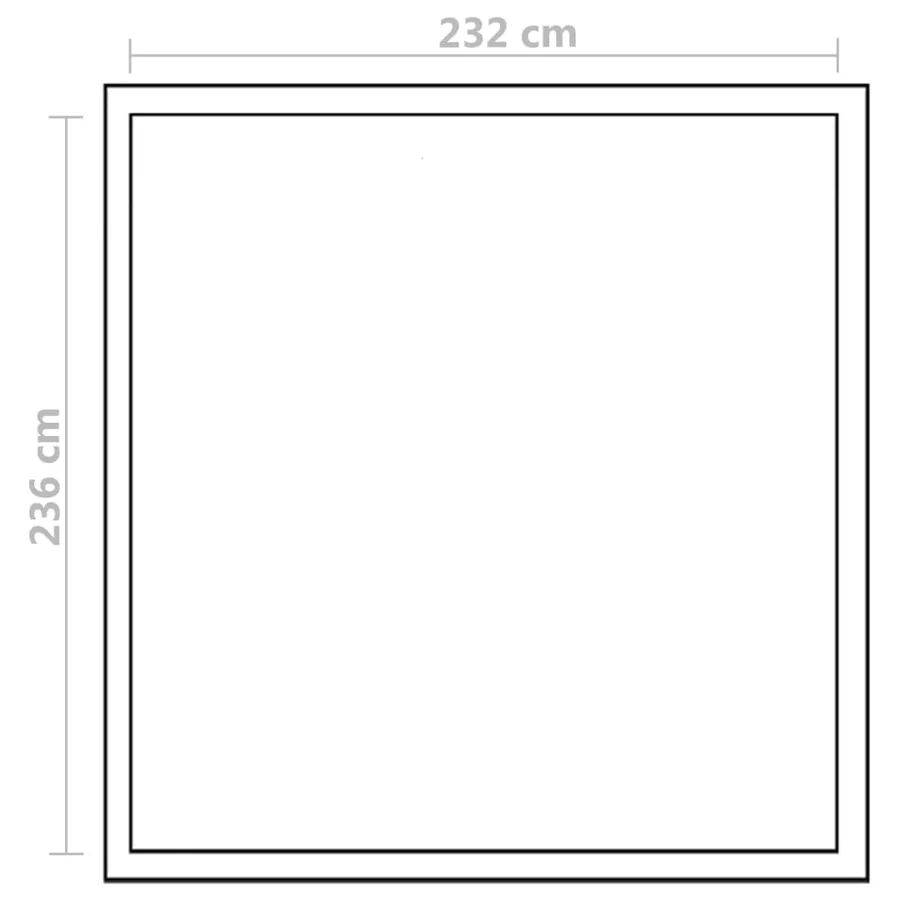 Serre renforcée en aluminium avec cadre de base 6,05 m² - 12