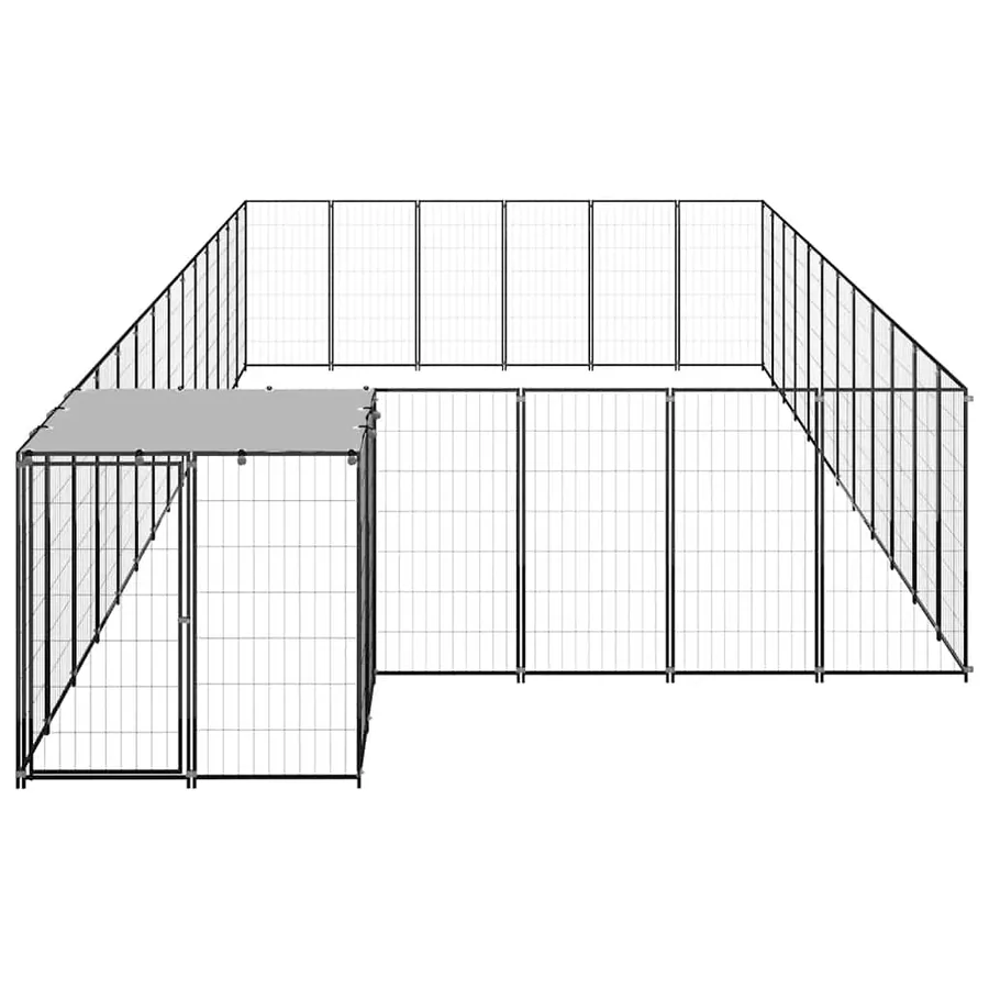 Chenil Noir 26,62 m² Acier - 3