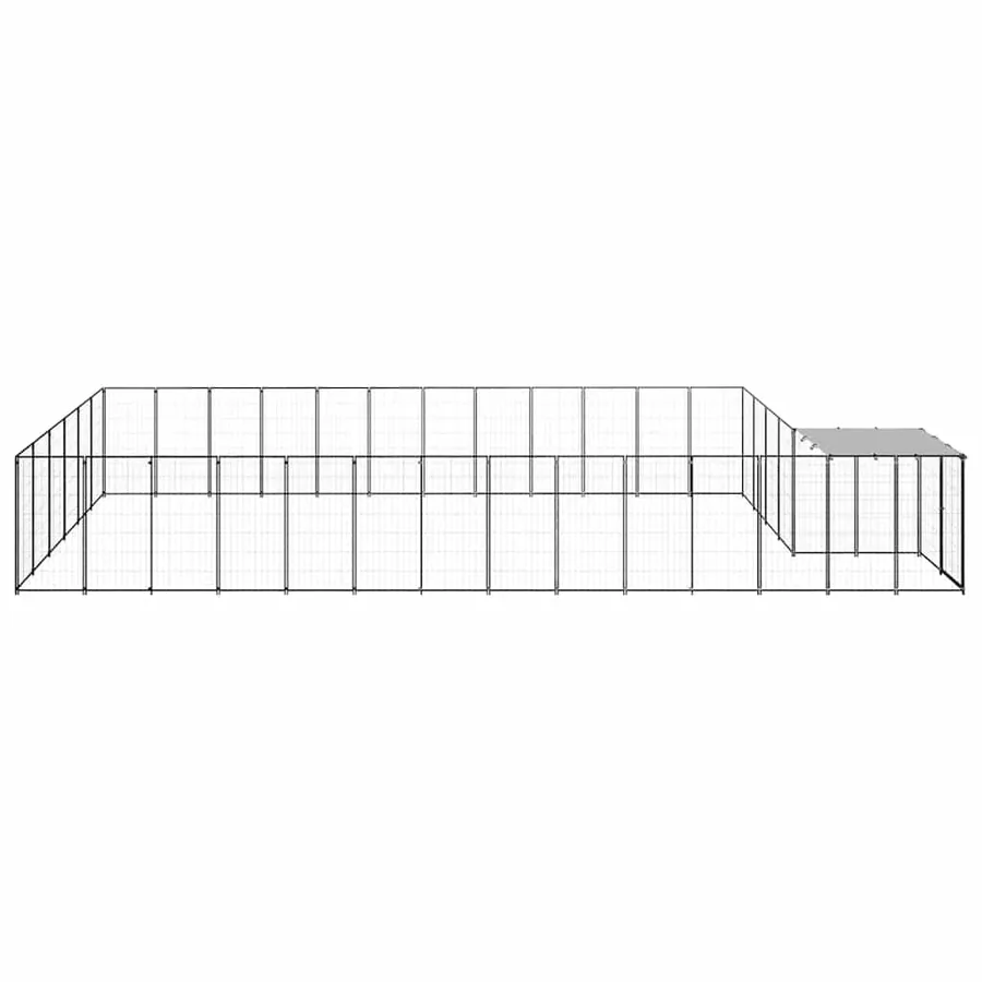 Chenil Noir 26,62 m² Acier - 4