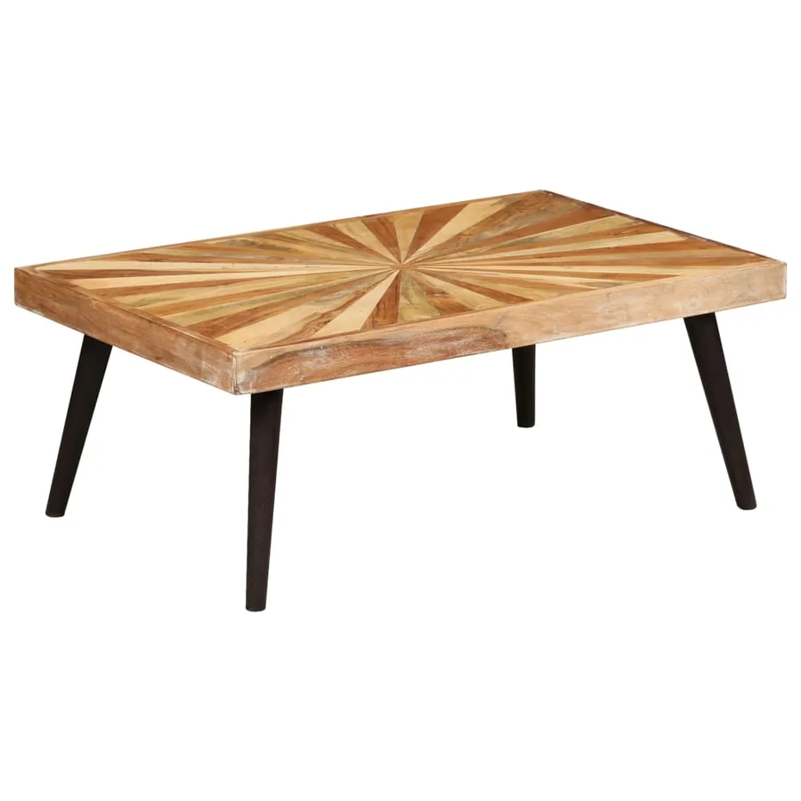 Table basse Bois de manguier massif 90x55x36 cm - 7