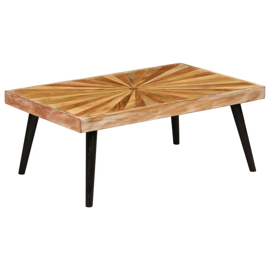 Table basse Bois de manguier massif 90x55x36 cm - 9