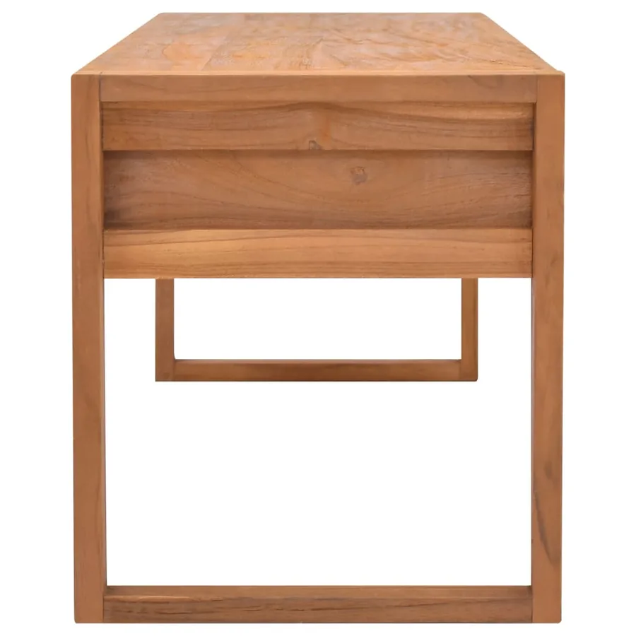 Meuble TV 120x40x45 cm Bois de teck solide - 4