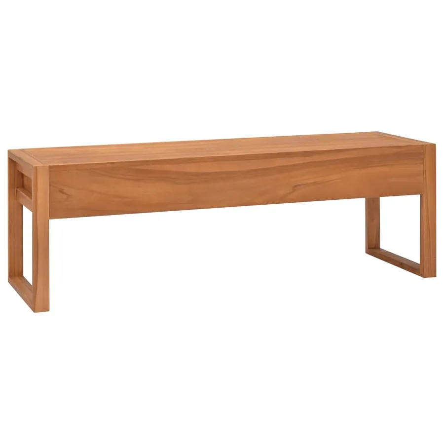 Meuble TV 120x40x45 cm Bois de teck solide - 5