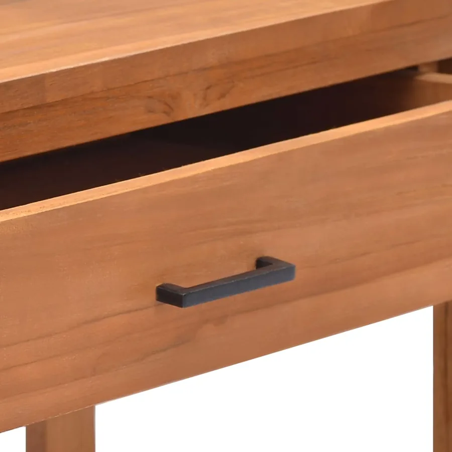 Meuble TV 120x40x45 cm Bois de teck solide - 8