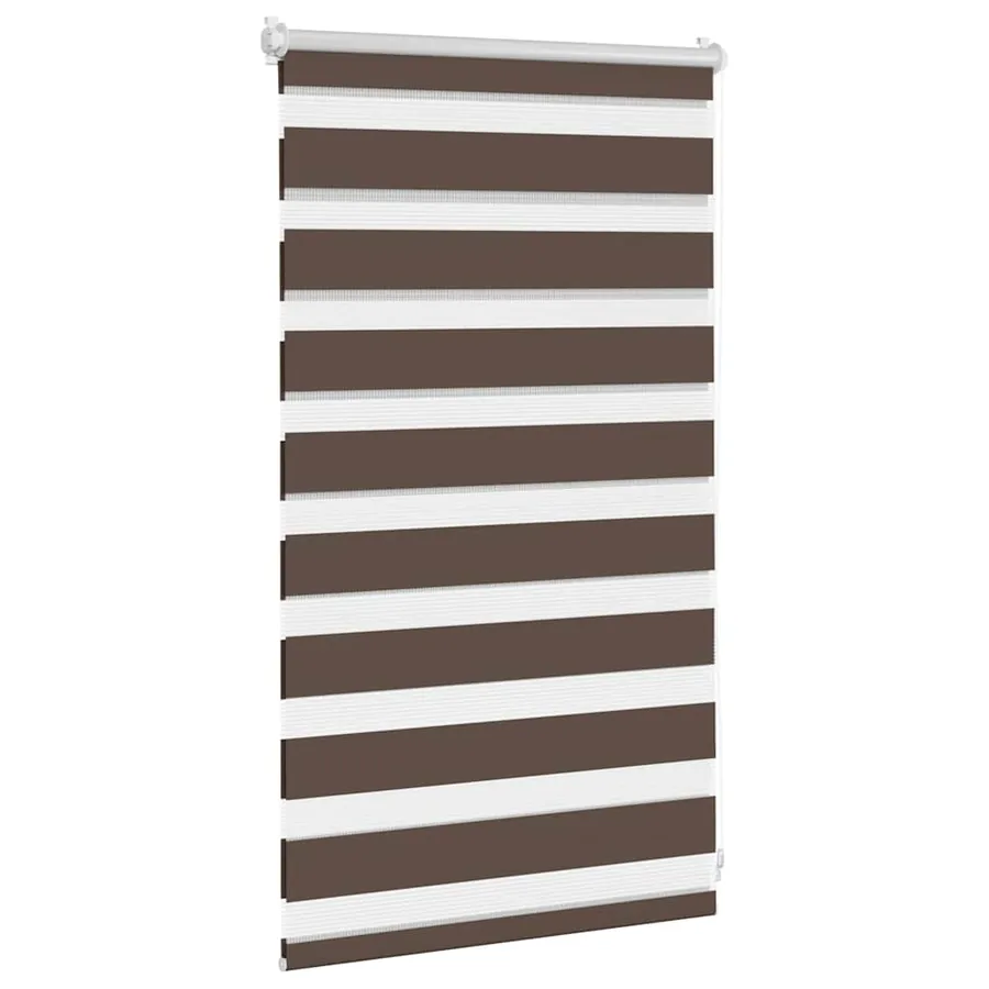 Store vénitien Zebra 50,9 x 100 cm, largeur du tissu 46,7 cm, couleur café - 3