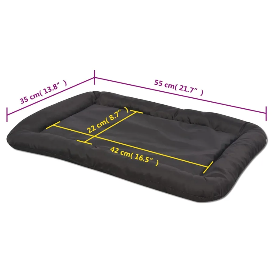Matelas pour chiens Taille M Noir - 5