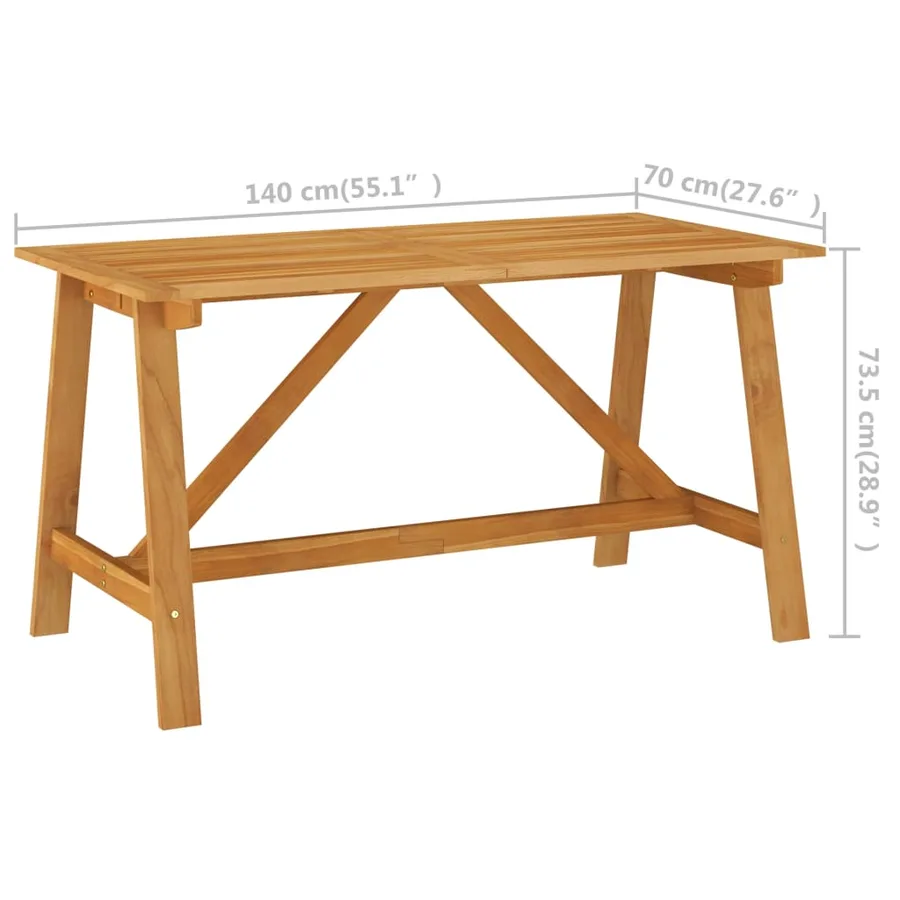Ensemble à manger de jardin 5 pcs Gris - 15