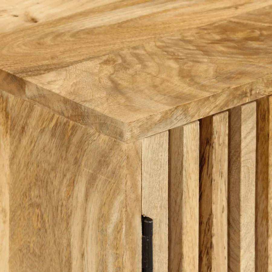 Buffet avec 2 portes 55x35x70 cm bois massif de manguier - 5