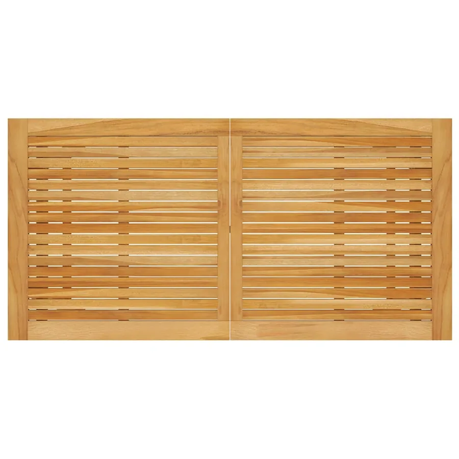 Ensemble à manger de jardin 5 pcs Marron - 8