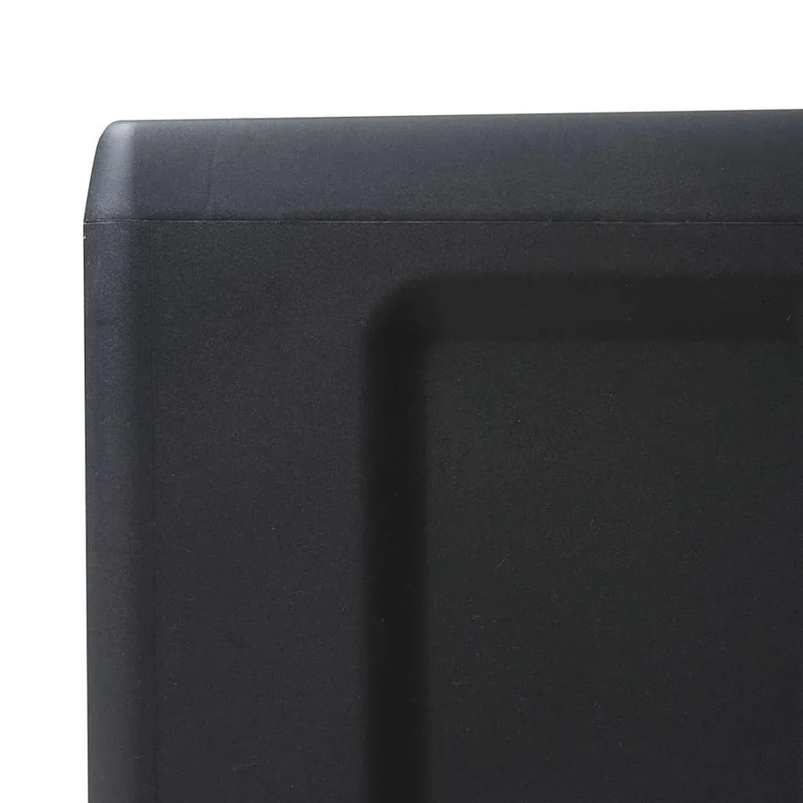 Armoire de rangement de jardin avec 3 étagères Noir - 7