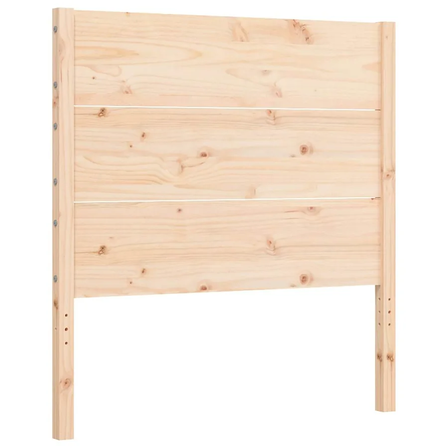 Cadre de lit sans matelas 100x200 cm bois massif - 8