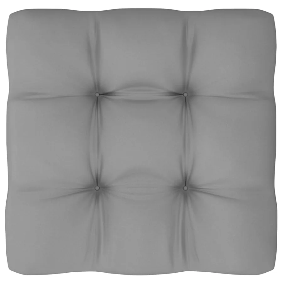 Salon de jardin 9 pcs avec coussins Bois de pin massif - 7