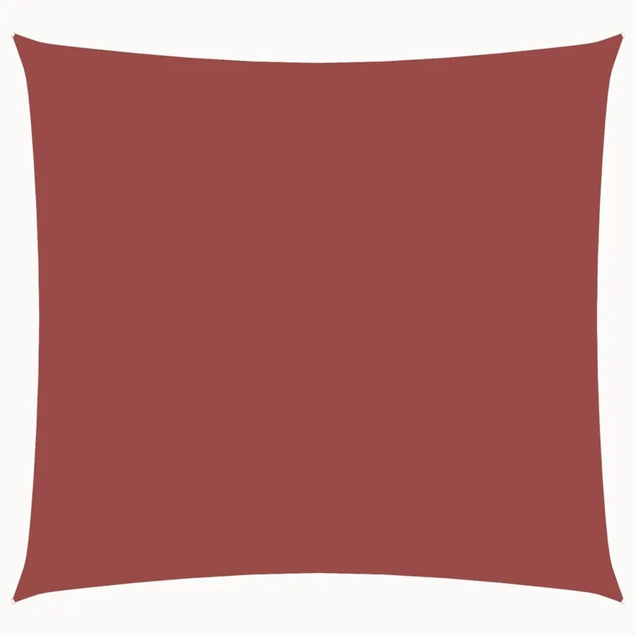 Voile de parasol tissu oxford carré 6x6 m terre cuite - 2