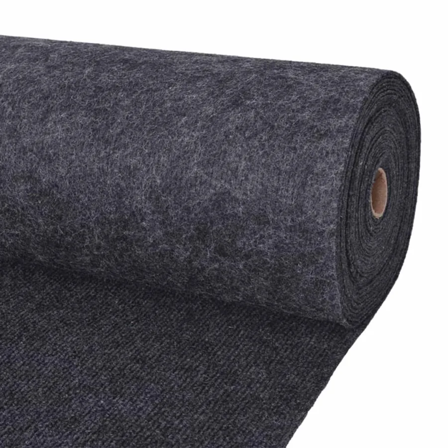 Tapis Anthracite 1,2 x 20 m Polyester