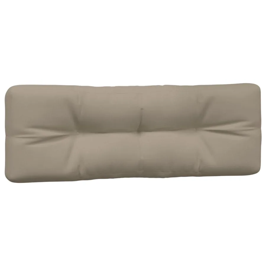 Coussins de palette 5 pcs taupe tissu - 4