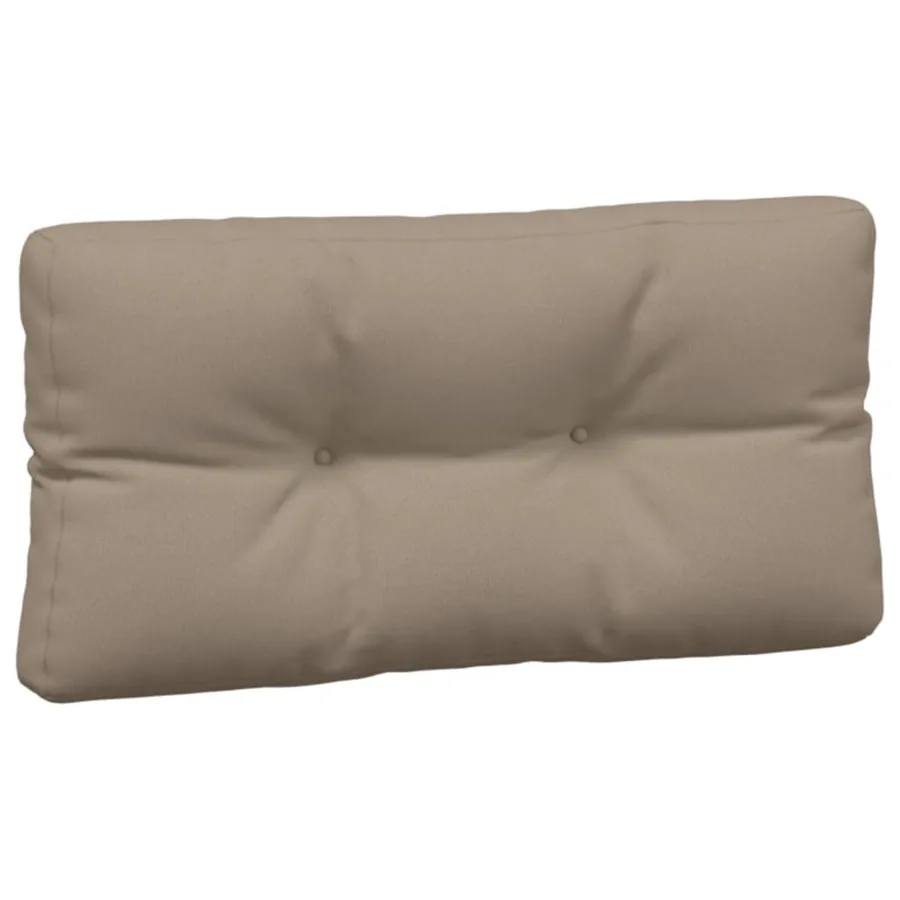 Coussins de palette 5 pcs taupe tissu - 5