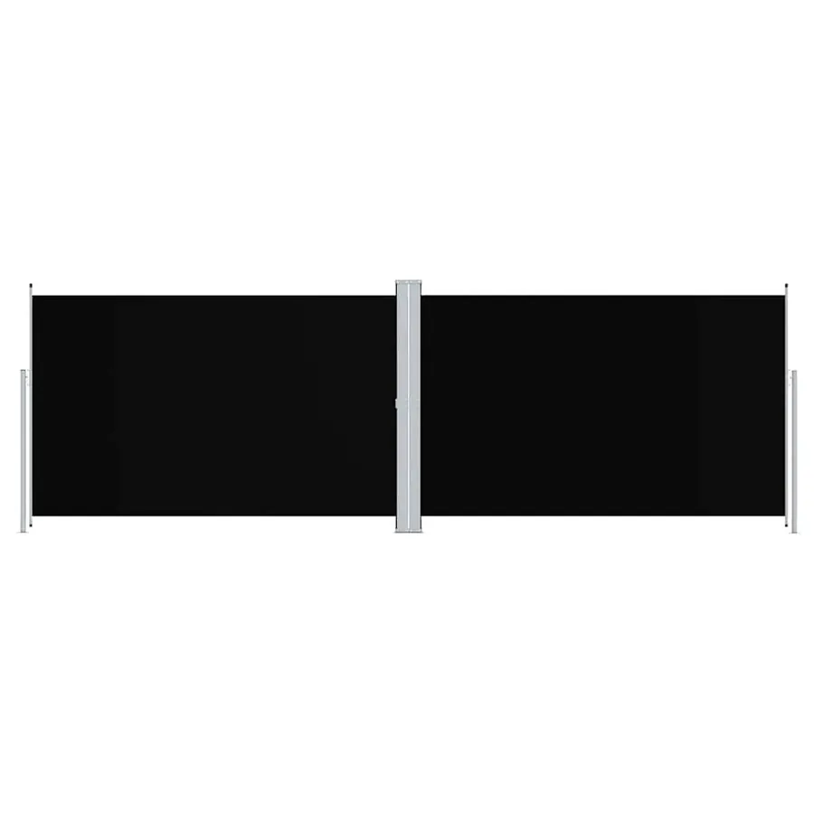 Auvent latéral rétractable Noir 200x600 cm - 2