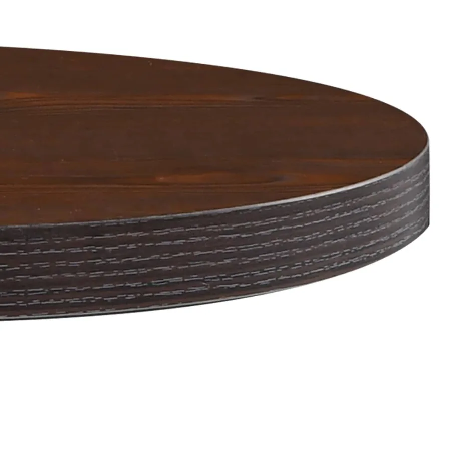 Table de bistro Marron foncé 60 cm MDF - 3