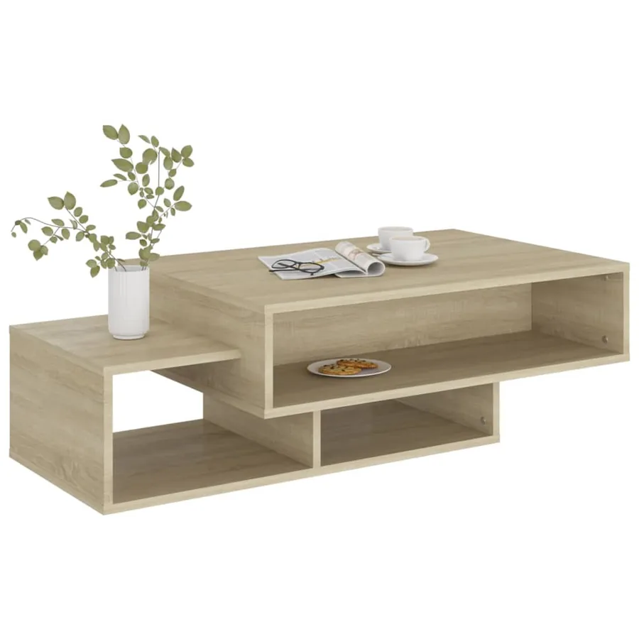 Table basse Chêne sonoma 105x55x32 cm Bois d’ingénierie - 4