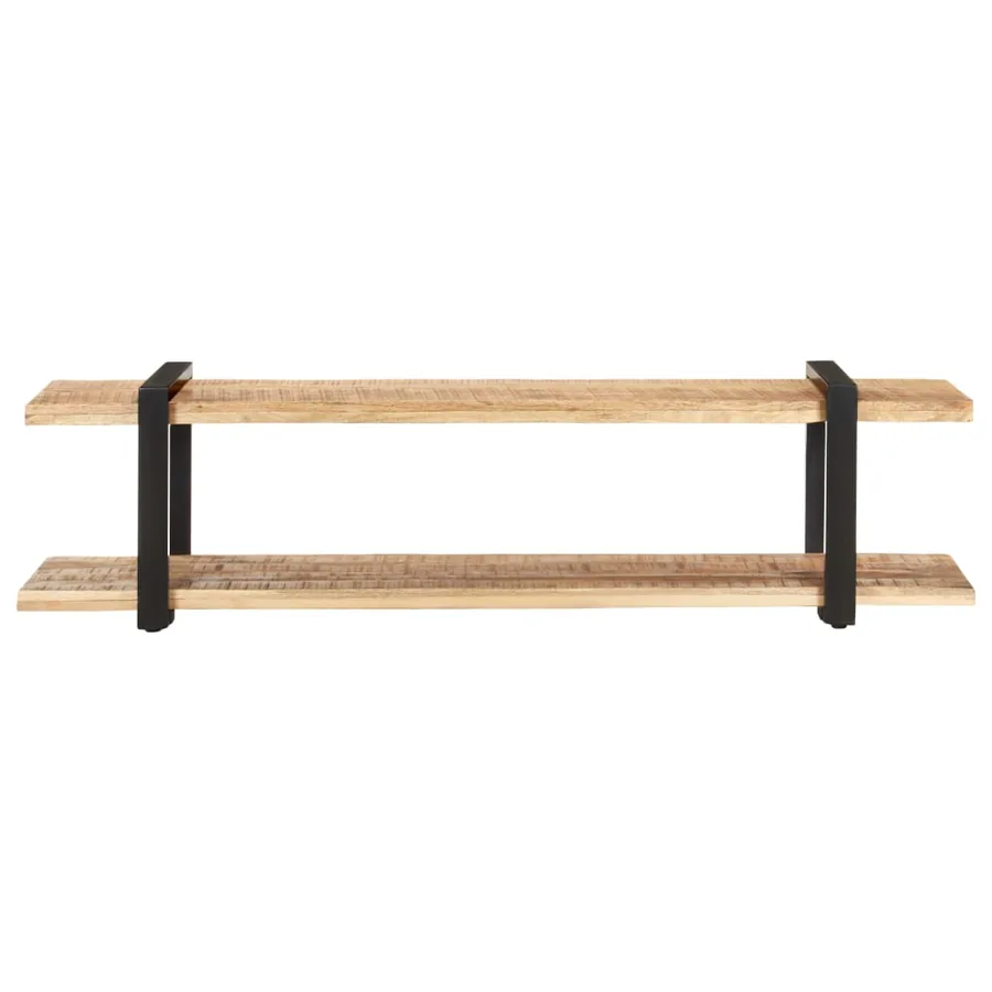 Meuble TV 160x40x40 cm Bois massif de manguier brut - 2