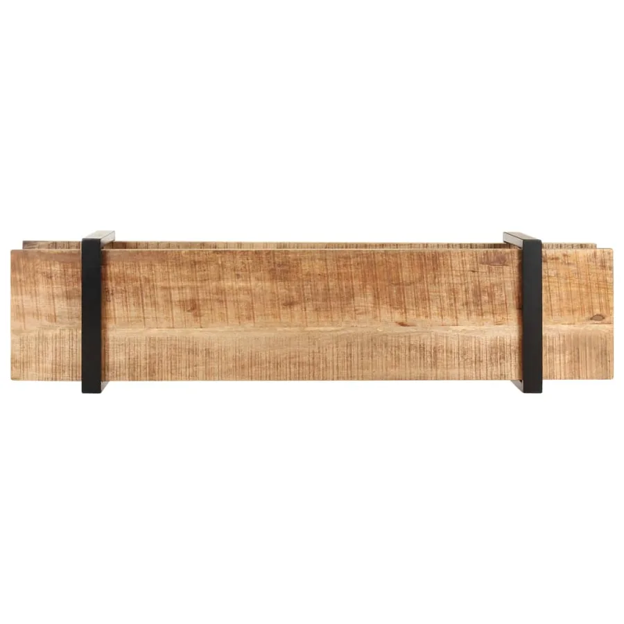 Meuble TV 160x40x40 cm Bois massif de manguier brut - 3