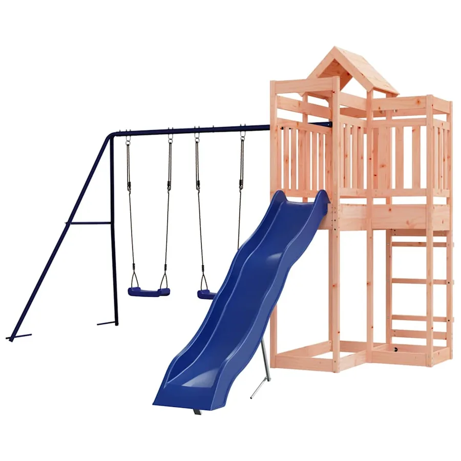Aire de jeux d'extérieur bois massif de douglas - 3