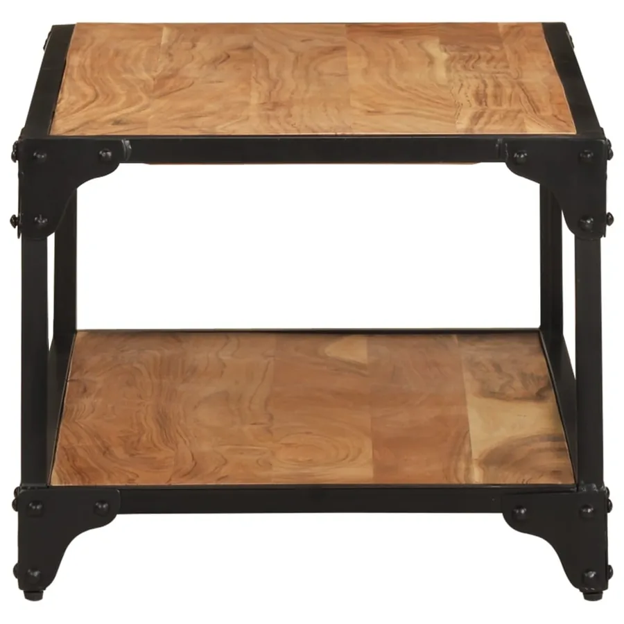 Table basse 90x45x35 cm Bois d'acacia solide - 3