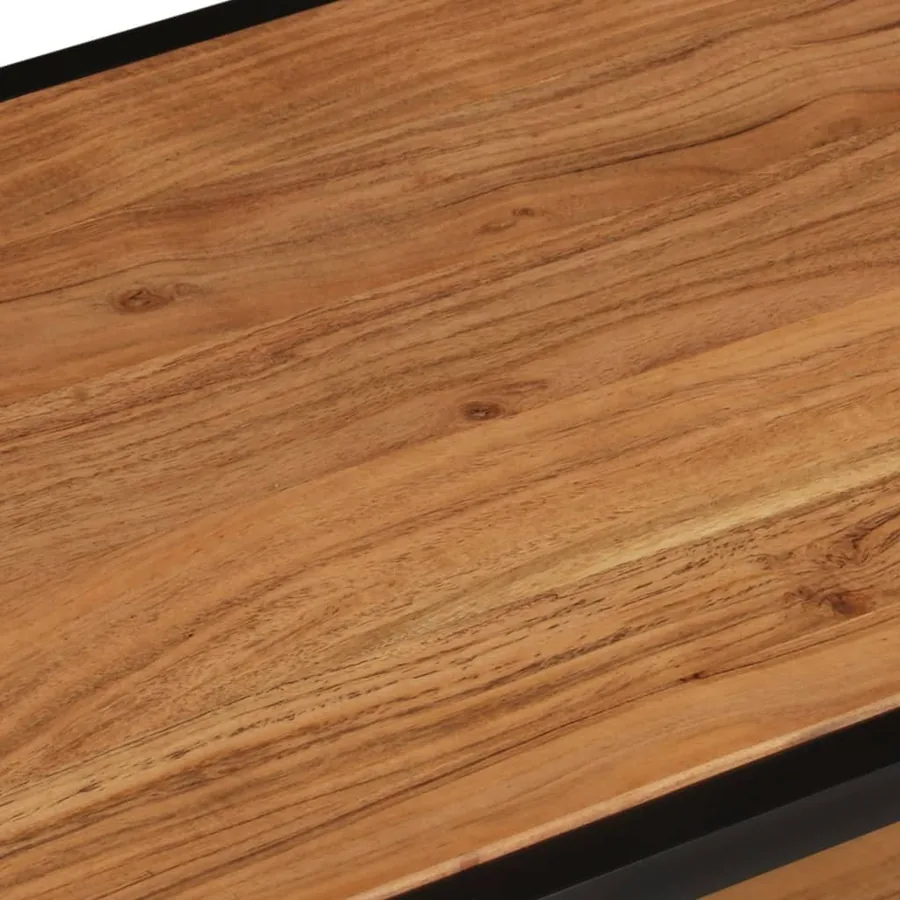 Table basse 90x45x35 cm Bois d'acacia solide - 5