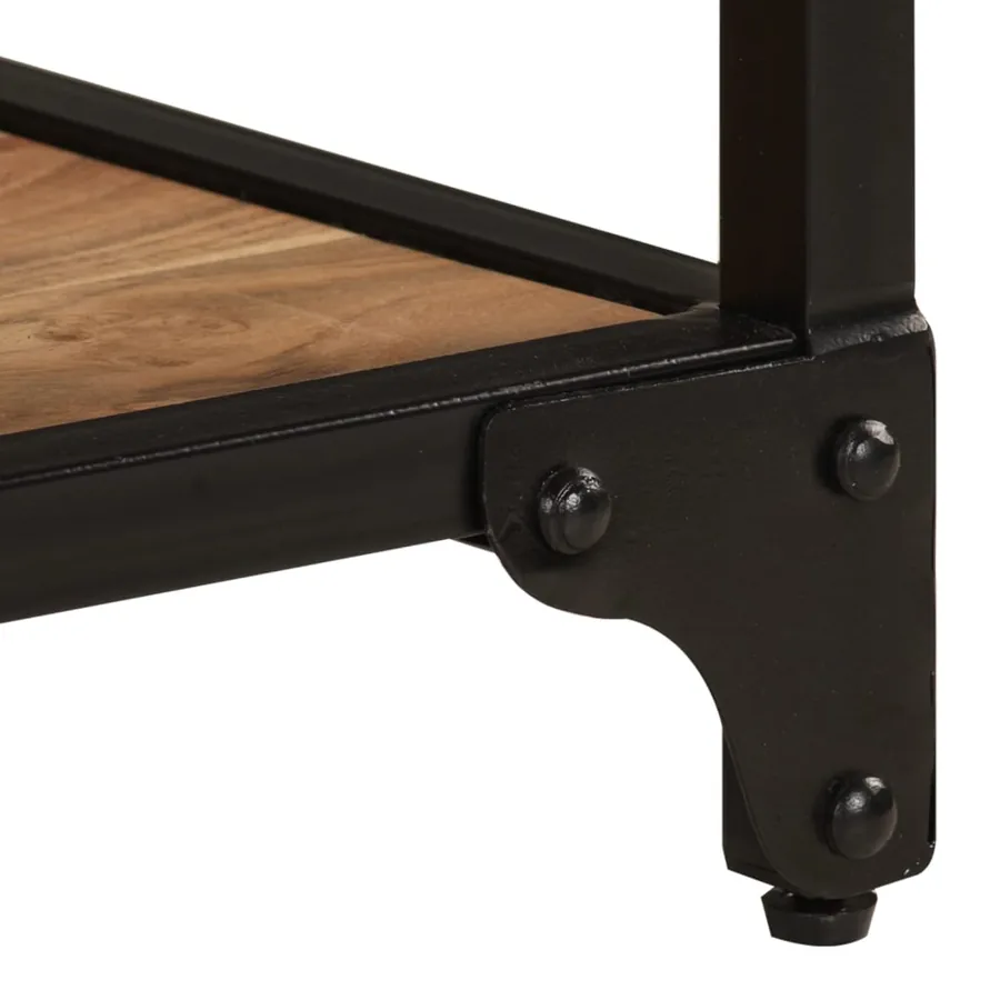 Table basse 90x45x35 cm Bois d'acacia solide - 7
