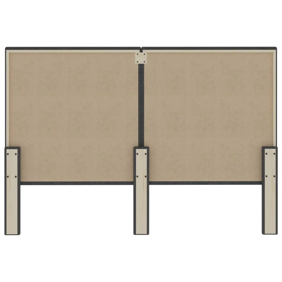 Tête de lit Gris foncé Tissu 180x200 cm - 5