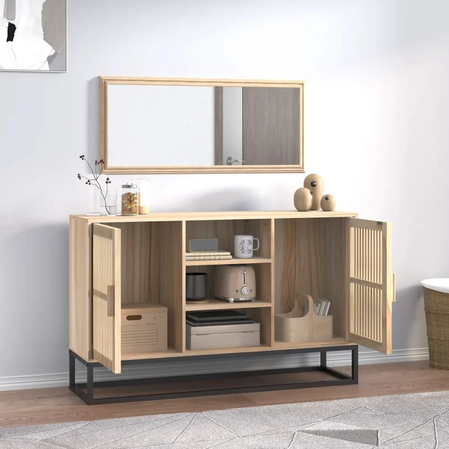 Buffet 105x30x65 cm bois d'ingénierie - 3