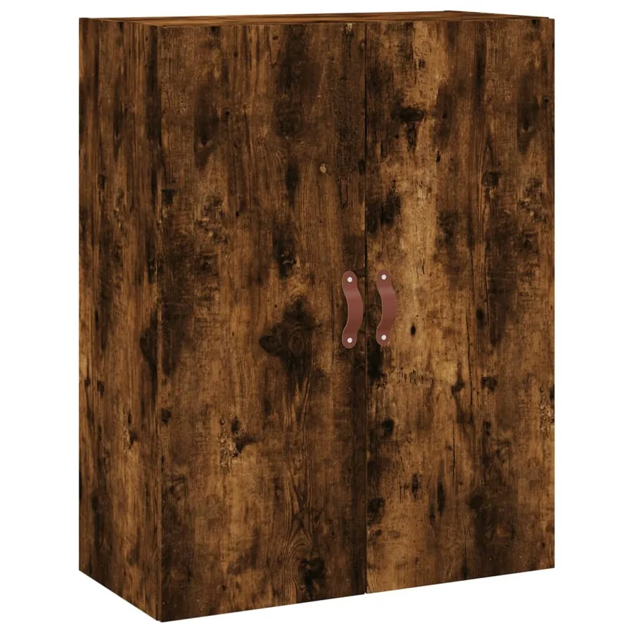 Armoire murale chêne fumé 69,5x34x90 cm - 2