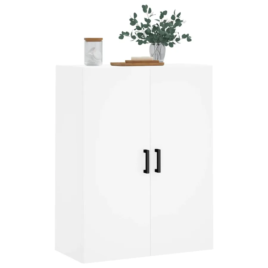 Armoire murale blanc 69,5x34x90 cm - 4