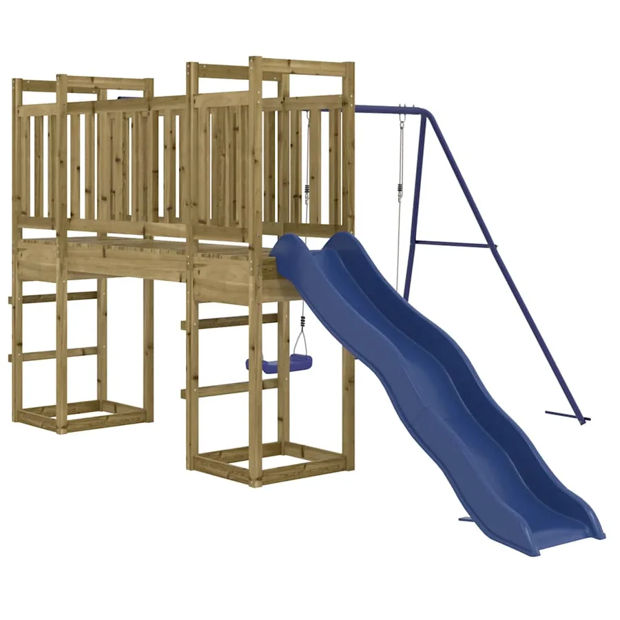 Aire de jeux d'extérieur bois de pin imprégné - 2