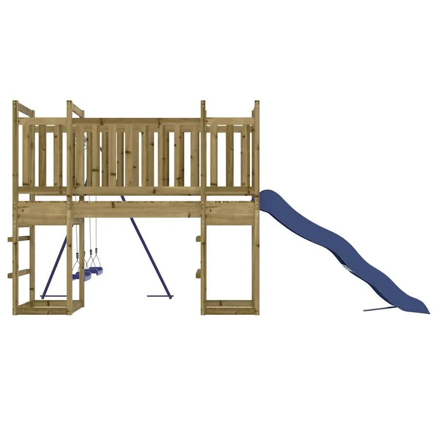 Aire de jeux d'extérieur bois de pin imprégné - 5