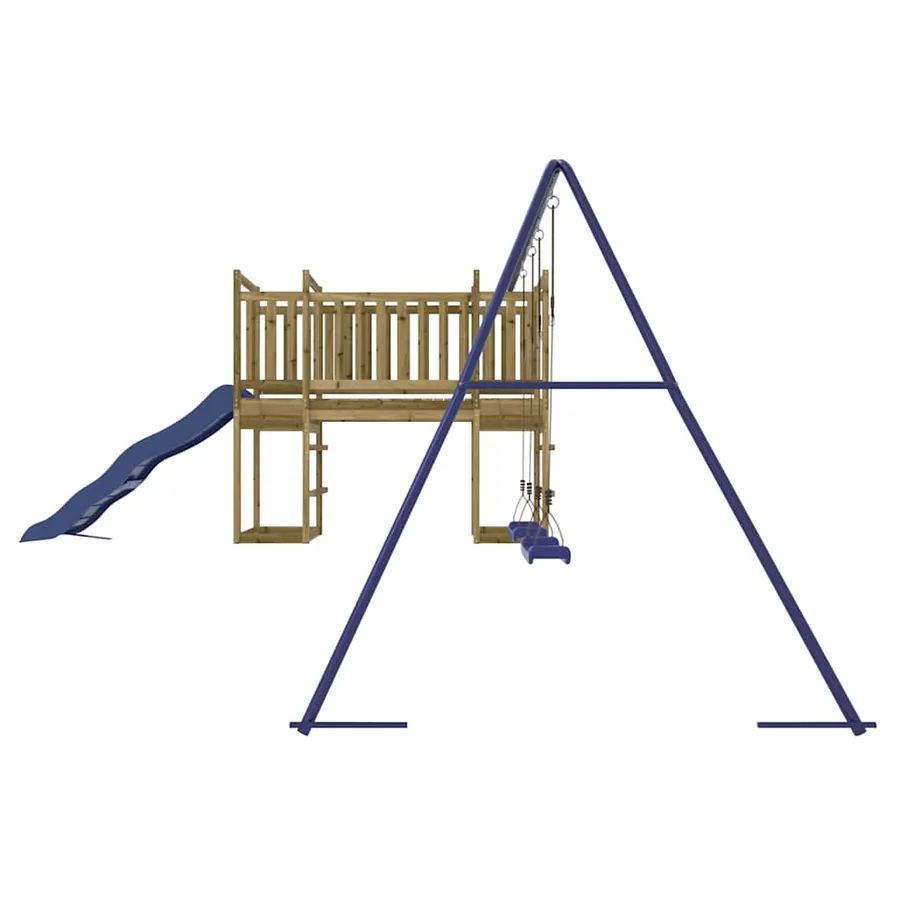 Aire de jeux d'extérieur bois de pin imprégné - 6