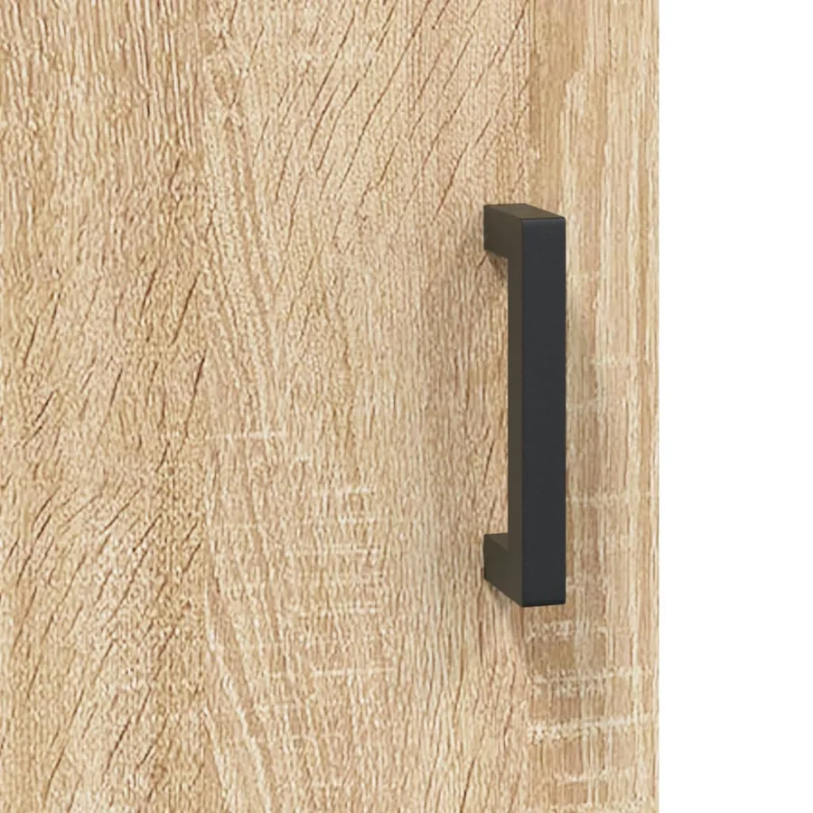 Buffet haut Chêne sonoma 69,5x34x180 cm Bois d'ingénierie - 10