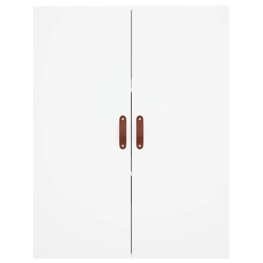 Buffet haut Blanc 69,5x34x180 cm Bois d'ingénierie - 5