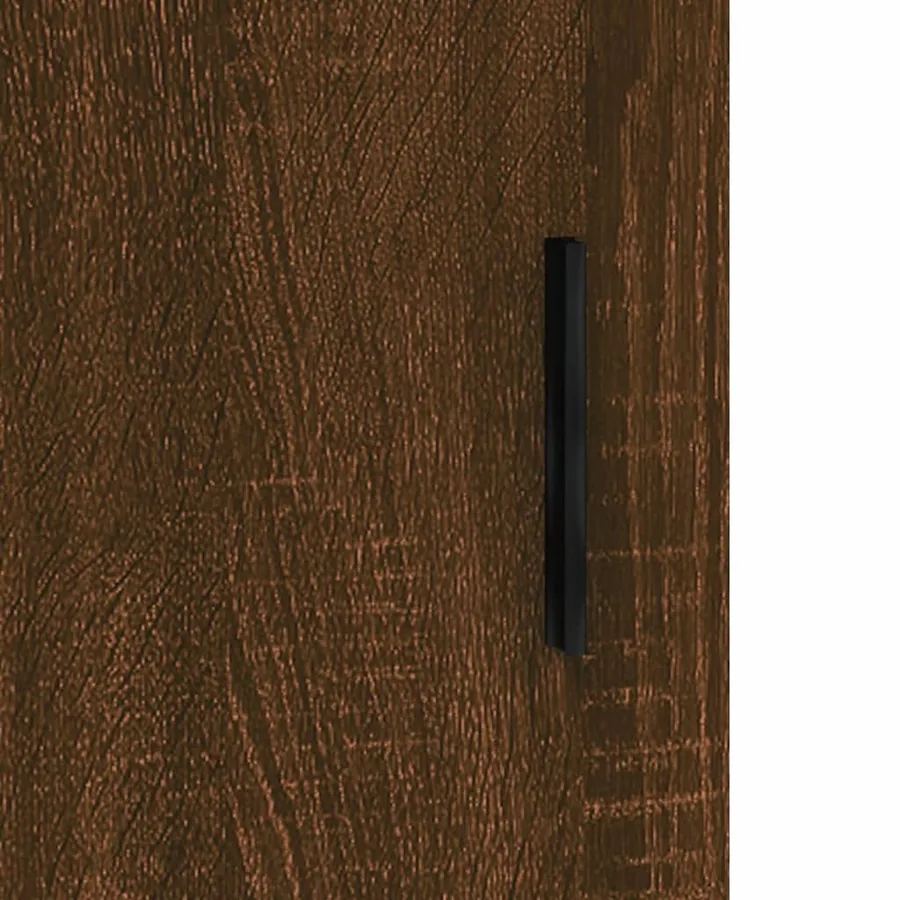 Armoire murale chêne marron 69,5x34x90 cm - 10